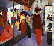 August Macke Fashion Shop oil painting artist